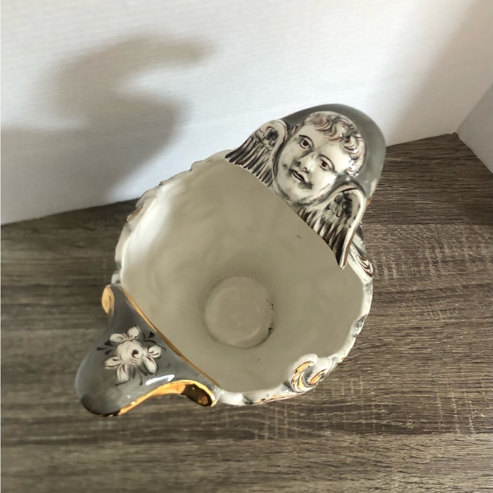 Vtg ELPA Alcobaca Cherub Vase - Picture 8 of 14